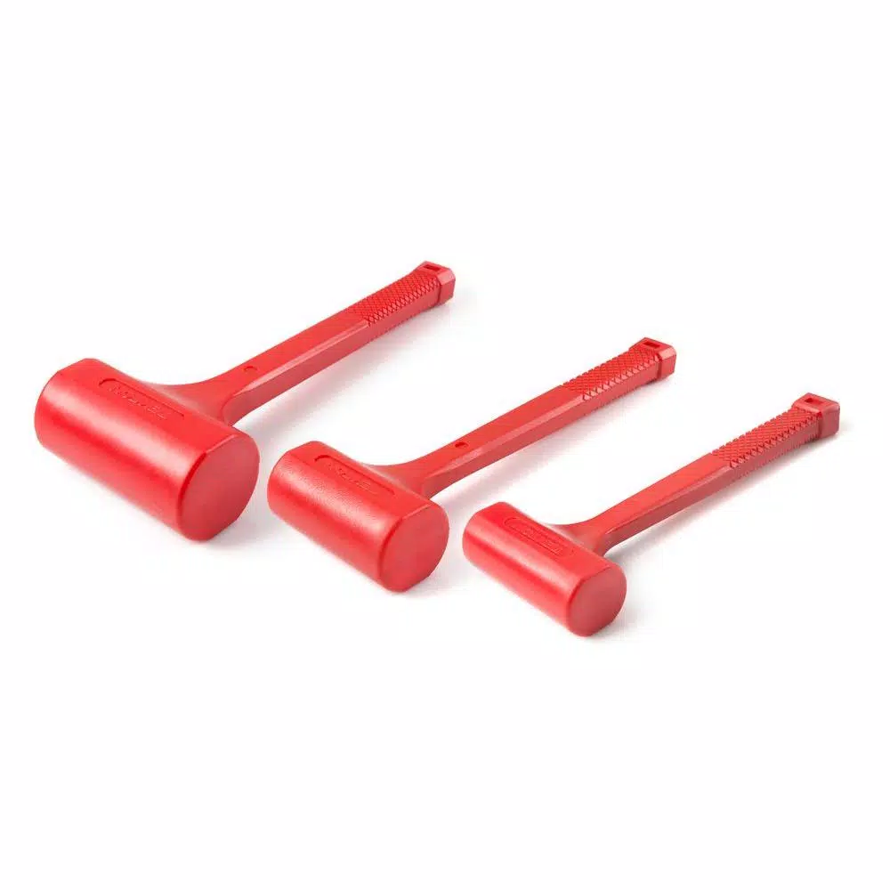 TEKTON 3-Piece Dead Blow Hammer Set, Non-Marring Mallets