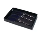 Heim Concept 3-Piece Silver Leaf Cheese Set with Gold Gilt Leaf Handles thumbnail 2
