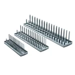 Husky 3-Piece Metric Socket Rack Set for 1/4 in., 3/8 in., and 1/2 in. Drives thumbnail 1