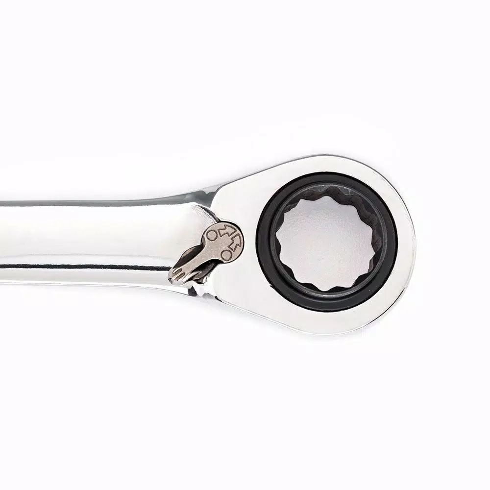 Husky 2-Piece SAE Quad Drive Reversible Ratcheting Wrench Set