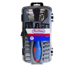 Best Value 37-Piece 1/4 in. Ratchet and Socket Set with Bit and Hex Key Assortment thumbnail 7
