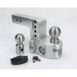Weigh Safe Weigh-Safe 4 in. Drop Adjustable Class V Ball Mount with Built-In Hydraulic Scale thumbnail 1