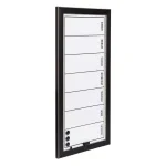DesignOvation Wyeth Magnetic Dry Erase Weekly Calendar Memo Board with Frame thumbnail 3