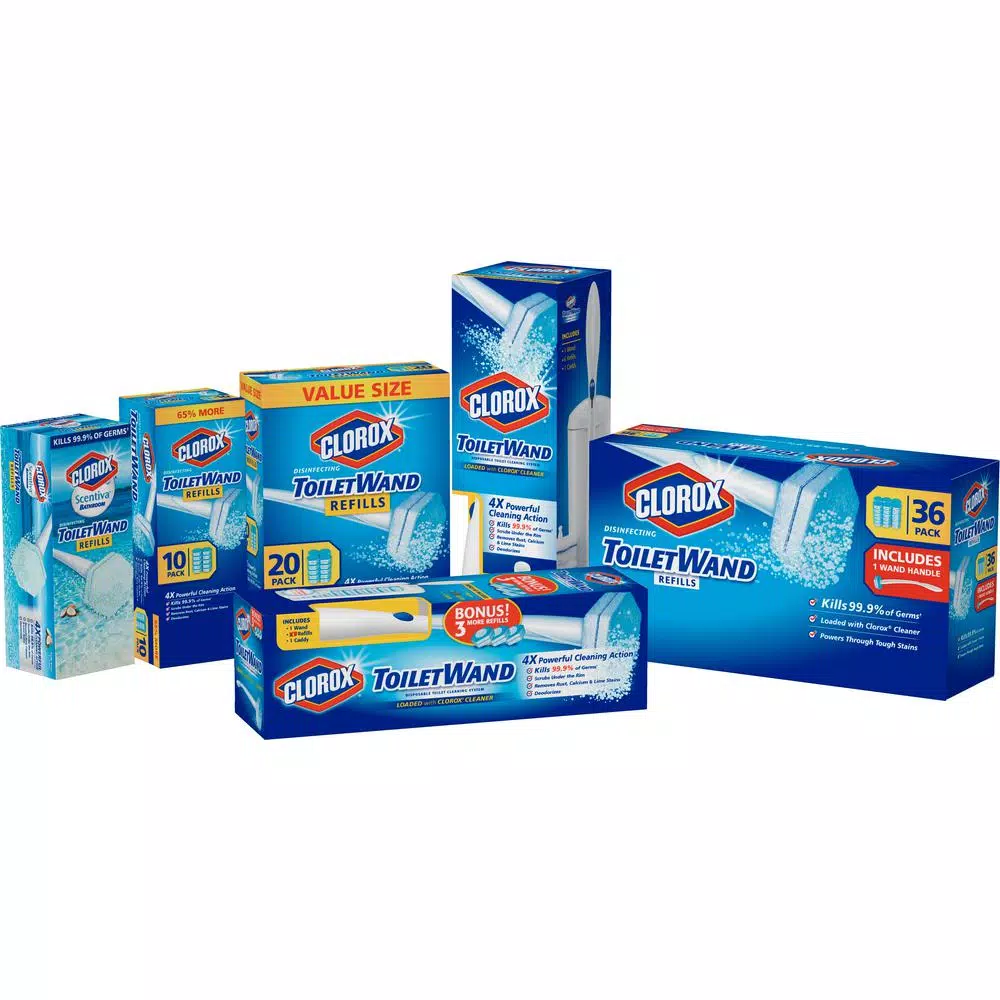Clorox ToiletWand Disinfecting Toilet Bowl Cleaner Refill Pads, 20-Count
