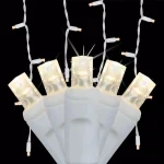 Wintergreen Lighting SoftTwinkle 7 ft. 70-Light LED Warm White Icicle Lights thumbnail 1