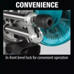 Makita 10 in. X2 LXT 36V Brushless Dual-Bevel Sliding Compound Miter Saw Kit with 2 5.0 Ah Batteries thumbnail 11