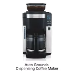 Hamilton Beach 12-Cup Auto Grounds Dispensing Drip Coffee Maker, Black thumbnail 4
