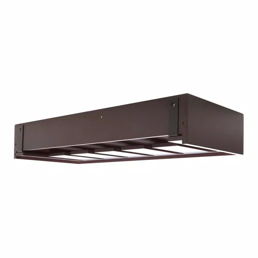 Kiera Grace Kieragrace Ellington Espresso Wall Mounted Wine Rack & Glass Holder
