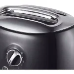 Brentwood Appliances TS-270BK Retro 2-Slice Extra-Wide Slot Toaster, Black thumbnail 5