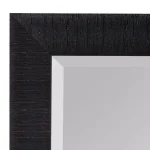 Kate and Laurel Reyna Large Black Beveled Glass Contemporary Accent Mirror thumbnail 3