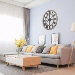 Utopia Alley 24-inch Oversized Roman Numeral Wall Clock - Multi-Tone Wood & Metal thumbnail 1
