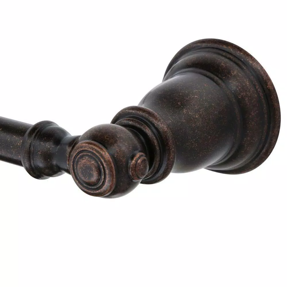 MOEN Kingsley 24 in. Single Towel Bar, Oil Rubbed Bronze