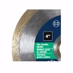 Bosch 4 in. Premium Continuous Rim Diamond Blade for Tile Cutting thumbnail 4