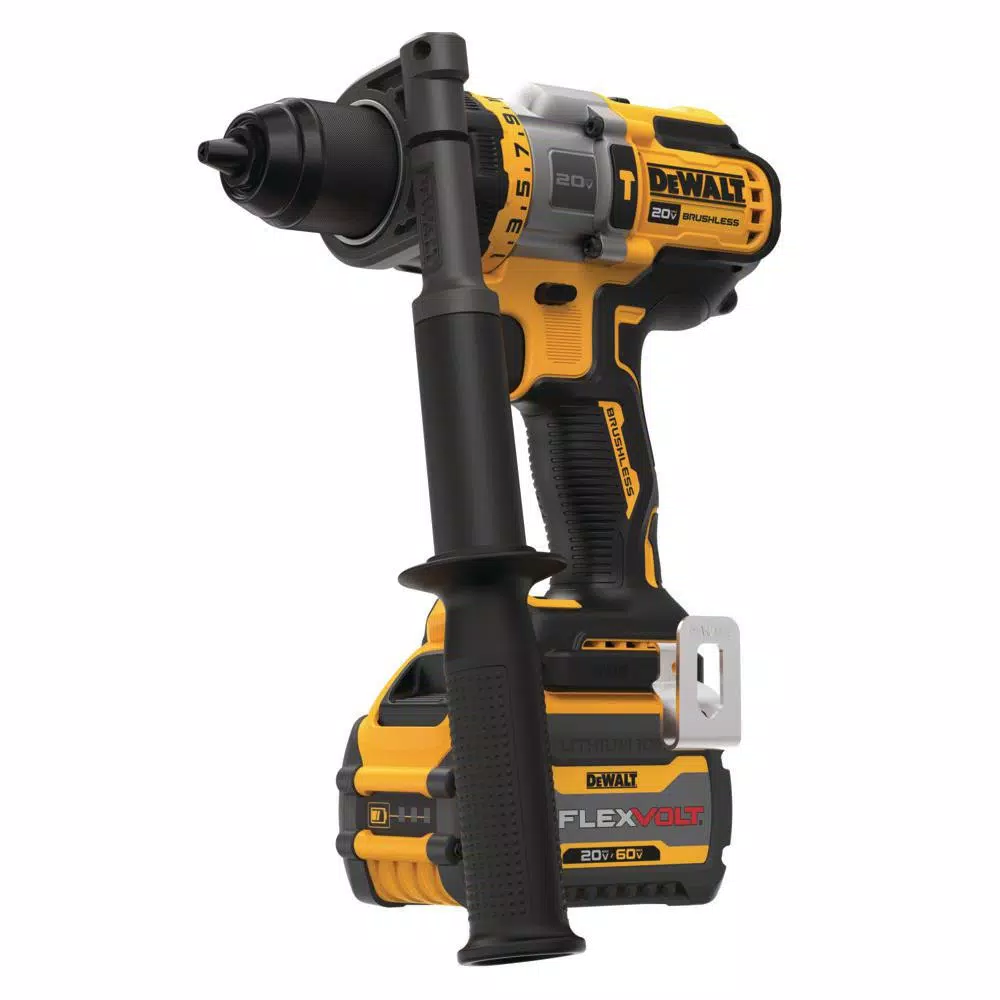 DEWALT 20V MAX Brushless 1/2 in. Hammer Drill/Driver Kit with FLEXVOLT ADVANTAGE & 6.0 Ah Battery