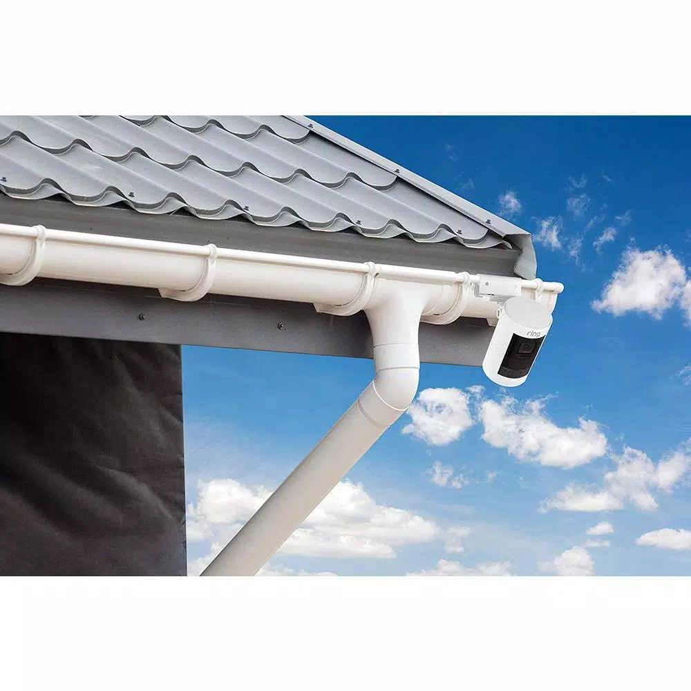 Wasserstein Weatherproof Gutter Mount for Ring Stick Up Cam Battery and Wired