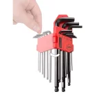 TEKTON 9-Piece Metric Long Arm Ball End Hex Key Wrench Set, 1.5-10 mm thumbnail 9