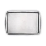 Doughmakers 10 x 15 in. Heavy Gauge Aluminum Jelly Roll Pan with Patented Pebble Pattern thumbnail 1