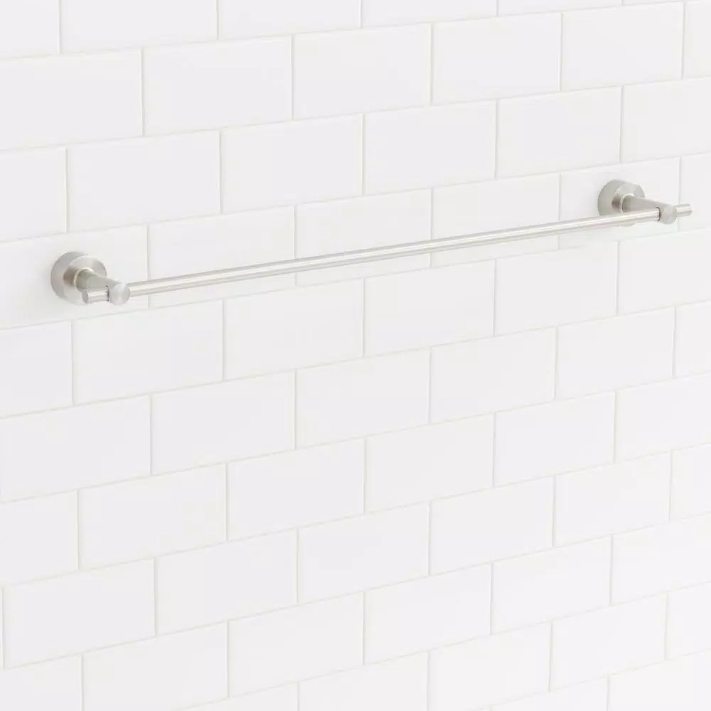 Glacier Bay Innburg 24 in. Towel Bar, Brushed Nickel, Solid Brass