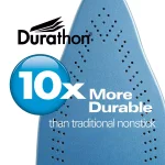 Hamilton Beach Durathon Non-Stick Steam Iron with Retractable Cord, 1700W, Silver thumbnail 4