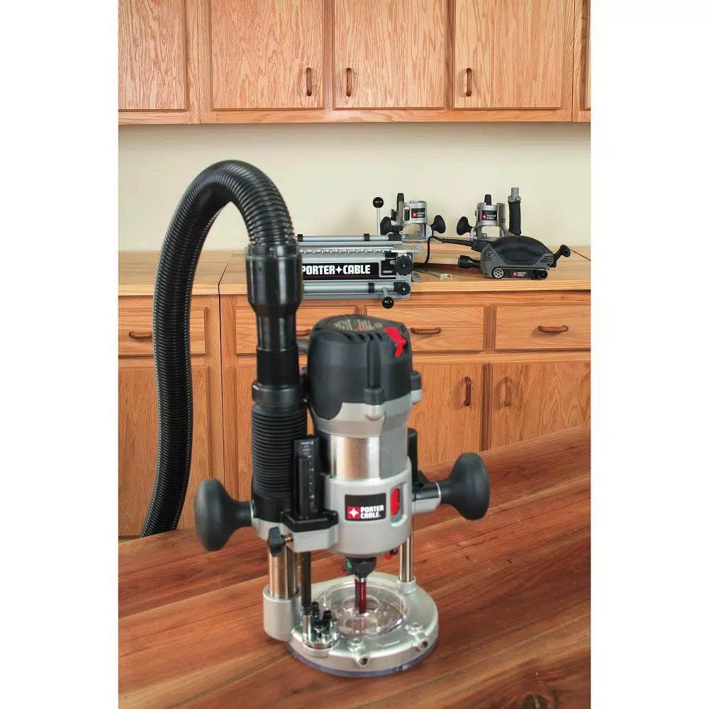 Porter-Cable 2-1/4 HP Multi-Base Router Kit with Height Adjuster