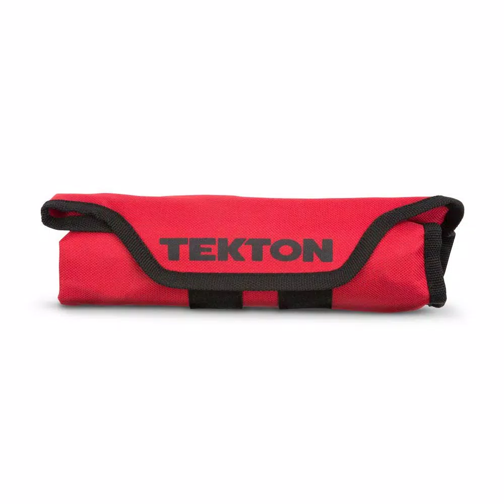 TEKTON 8 mm to 16 mm Combination Wrench Roll-Up Pouch, 9-Tool Capacity