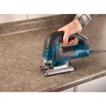 Bosch JS470E 7 Amp Corded Variable Speed Jig Saw Kit with Carrying Case and 15-Piece T-Shank Blade Set thumbnail 4