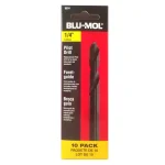 BLU-MOL 3-1/4 in. x 1/4 in. Pilot Drill Hole Saw Accessory, Bi-Metal, 10-Pack thumbnail 1