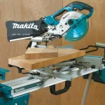 Makita 12 in. Dual-Bevel Sliding Compound Miter Saw with Laser and WST06 Folding Stand Bundle thumbnail 4