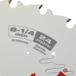 Milwaukee 8-1/4 in. 24-Tooth Framing Circular Saw Blade thumbnail 4