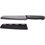 KitchenAid 4-Piece Ceramic Cutlery Set, Stone Grey Blades with Black Handles thumbnail 2