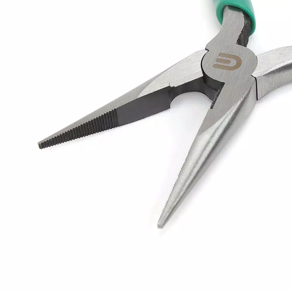 Commercial Electric 6 in. Long Nose Pliers with Heat-Treated Side-Cutting Blades
