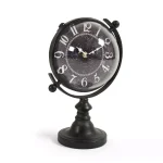 Zentique Constellation Designed Rotating Globe Shaped Analog Desk Clock thumbnail 2