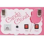 Funtime Popcorn Candy Cloud Cotton Candy Machine, Pink Countertop Floss Maker thumbnail 2