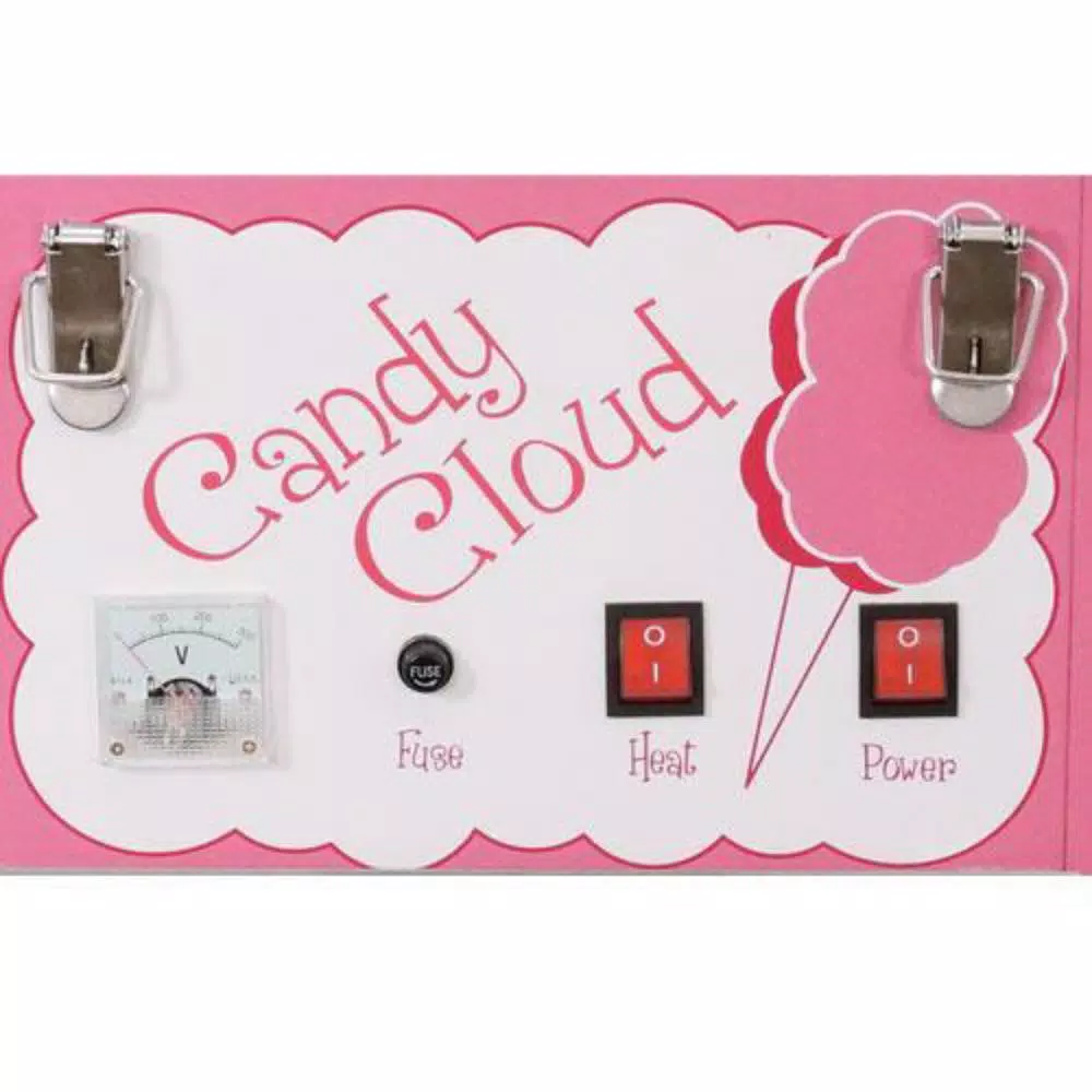 Funtime Popcorn Candy Cloud Cotton Candy Machine, Pink Countertop Floss Maker
