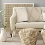 LR Resources Taupe Solid Hypoallergenic Cotton Throw Pillow with Polyester Insert, 20 x 20 in. thumbnail 11