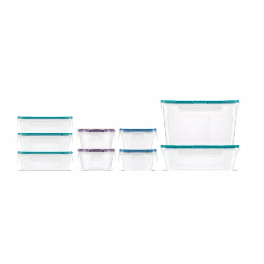 Snapware 18-Piece Plastic Food Storage Container Set with Write + Erase Lids