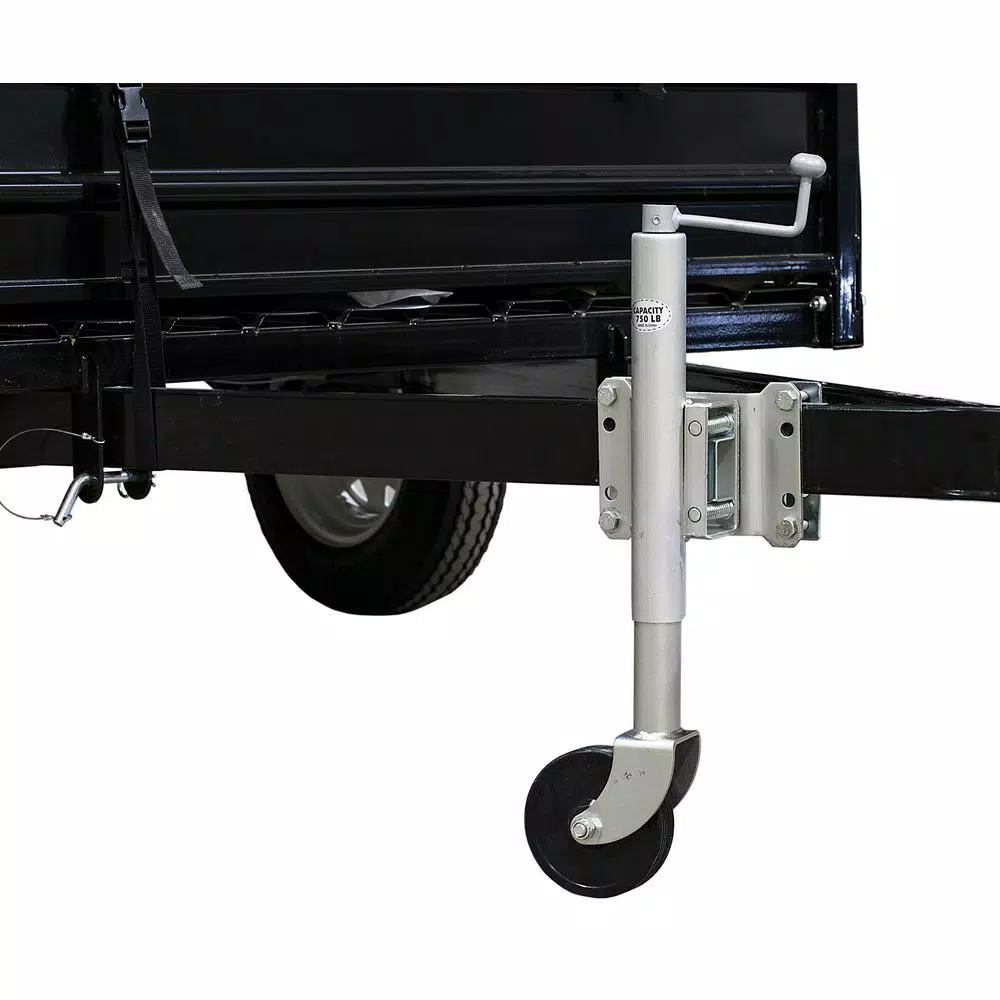 Detail K2 DK2 Trailer Jack Stand with 6 in. Wheel for 5 ft. x 7 ft. Utility Trailers