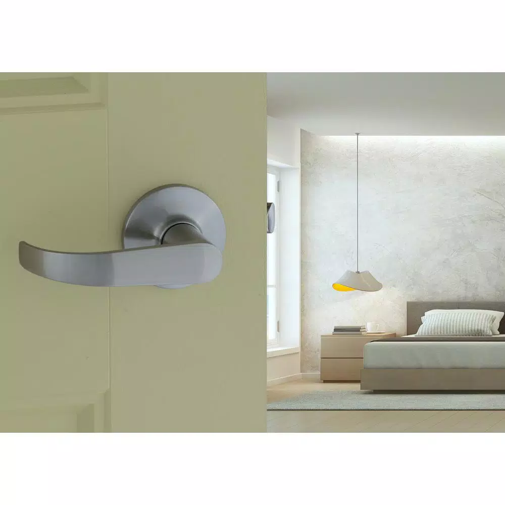 Copper Creek Satin Stainless Steel Passage Door Lever - Interior/Exterior