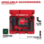 Milwaukee Green Cross Line and Plumb Points Rechargeable Laser Level, 100 ft. Range thumbnail 9