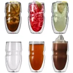 Ozeri Serafino 16 oz. Double Wall Borosilicate Glassware Set of 6 - Insulated Coffee and Tea Glasses thumbnail 1