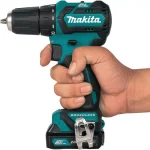 Makita 12V Max CXT Brushless 3/8 in. Cordless Driver Drill Kit with (2) 2.0Ah Batteries, Charger, and Case thumbnail 5