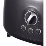 Brentwood Appliances TS-270BK Retro 2-Slice Extra-Wide Slot Toaster, Black thumbnail 2