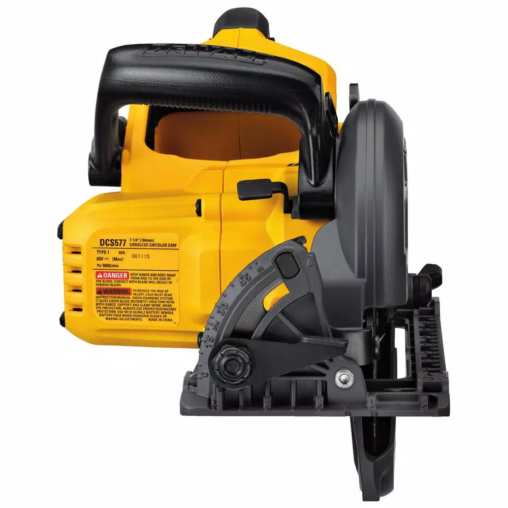 DEWALT DCS577B FLEXVOLT 60V MAX Cordless Brushless 7-1/4 in. Wormdrive Style Circular Saw (Tool-Only)