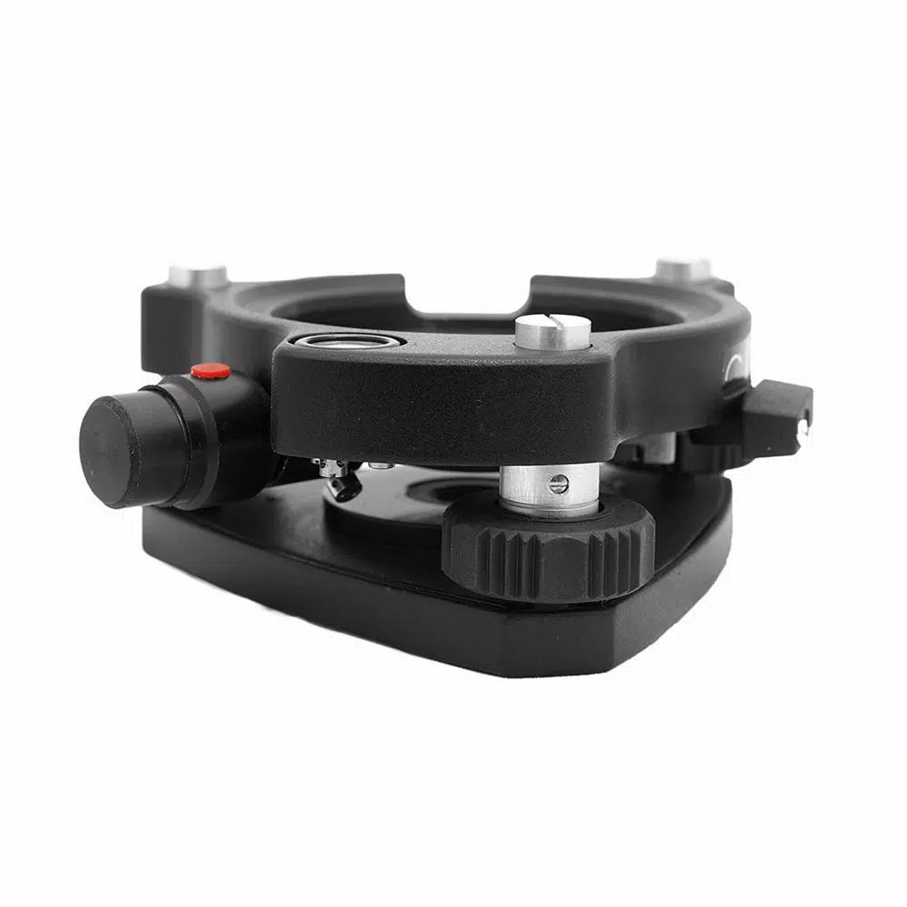 AdirPro Black Tribrach with Laser Plummet and 3-Prong Forced Centering