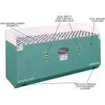 Grizzly Industrial Grizzly 28 in. x 79 in. Extra-Long Downdraft Vacuum Sanding Table thumbnail 3