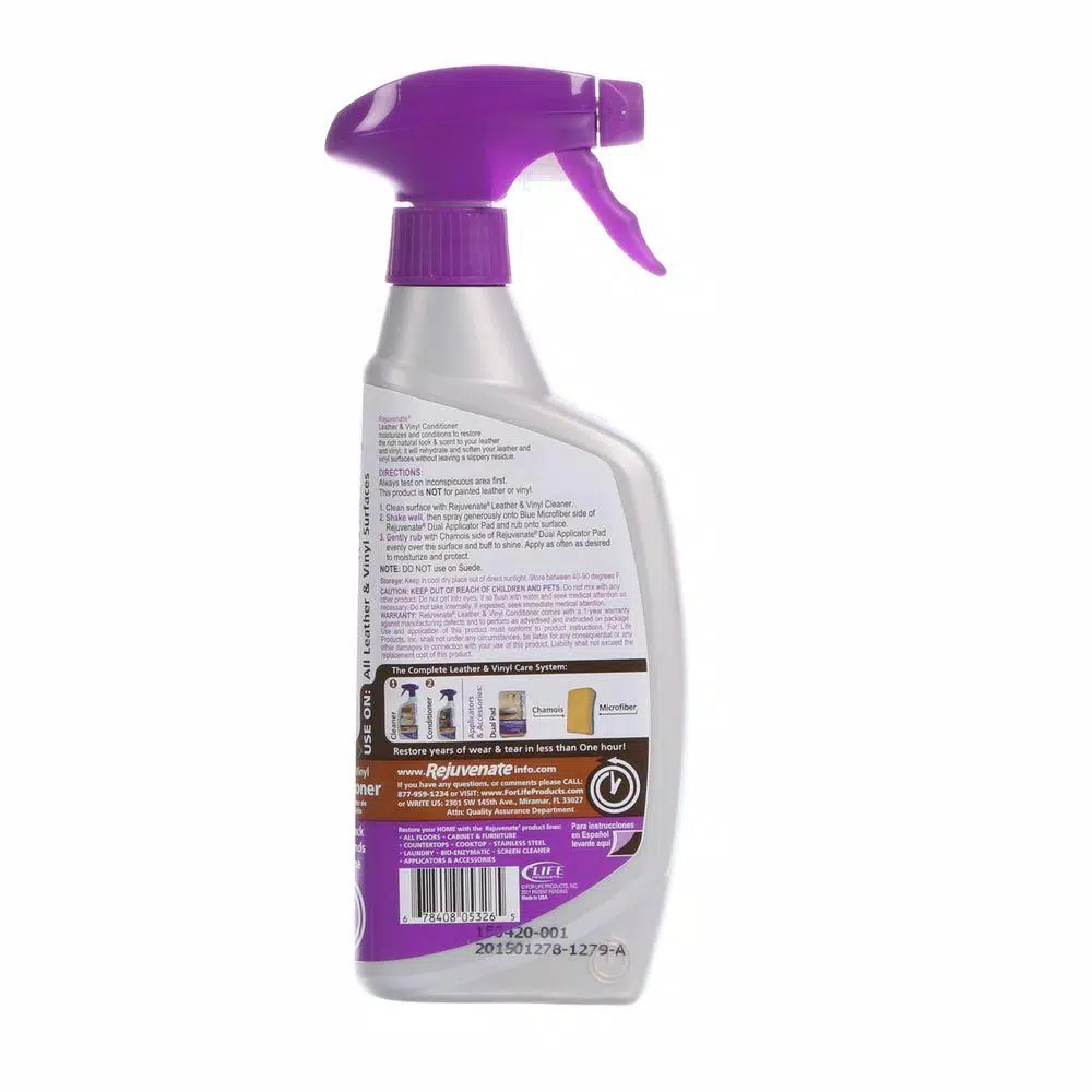 Rejuvenate Leather and Vinyl Conditioner, 16 oz.