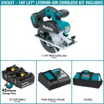 Makita 18V LXT Lithium-Ion Brushless 5-7/8" Metal Cutting Saw Kit with 2 5.0Ah Batteries and Charger thumbnail 2