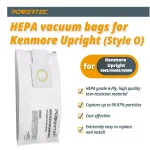 POWERTEC HEPA Replacement Vacuum Bags for Kenmore O-Style Upright Vacuums, 6-Ply Cloth (3-Pack) thumbnail 2