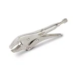TEKTON 7 in. Curved Jaw Locking Pliers with Straight Tips thumbnail 1