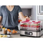 VIVOHOME 5-Tray Stainless Steel Food Dehydrator with Digital Timer and Temperature Control thumbnail 6